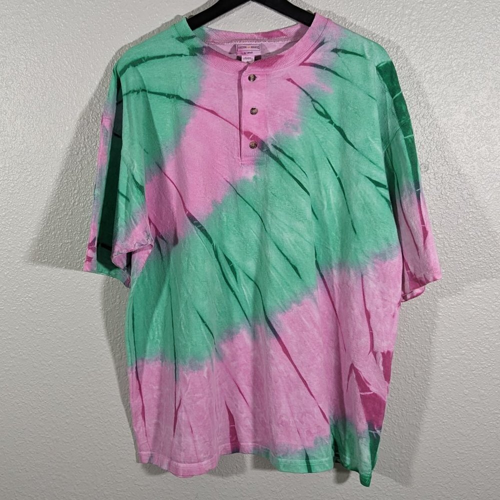 Women's XL Tie Dye Cotton T-Shirt